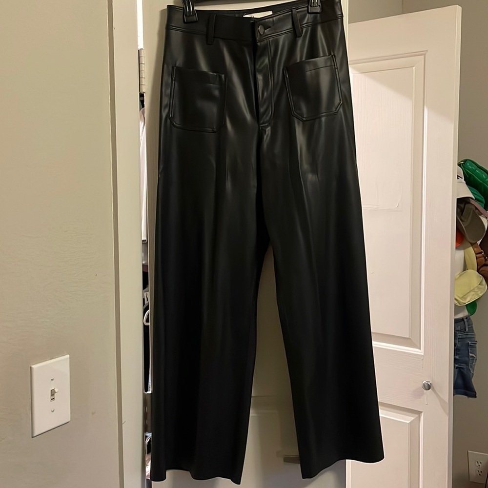 Zara leather pants